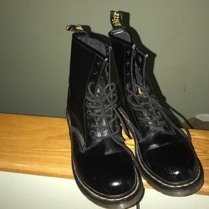 Matte Black Doc Martens
